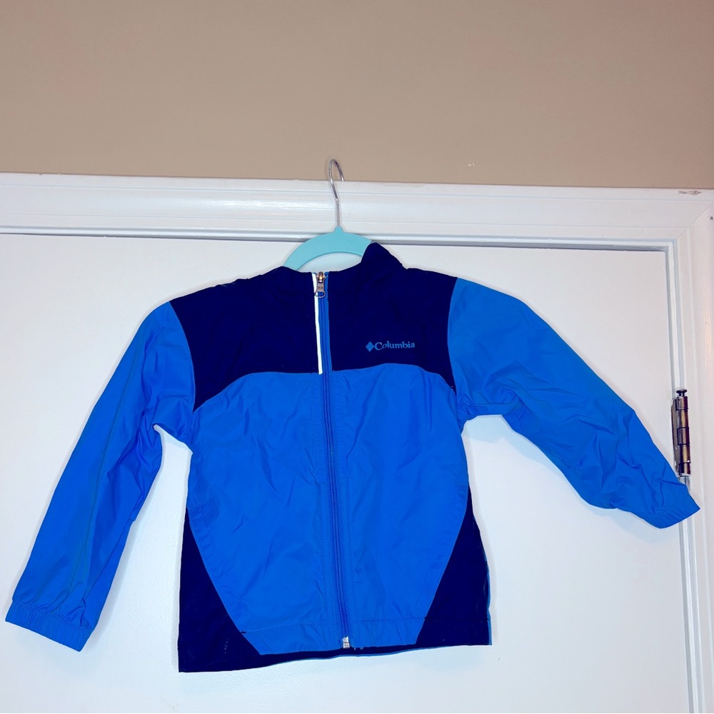 Kids Columbia Rain Jacket, Blue, 4t